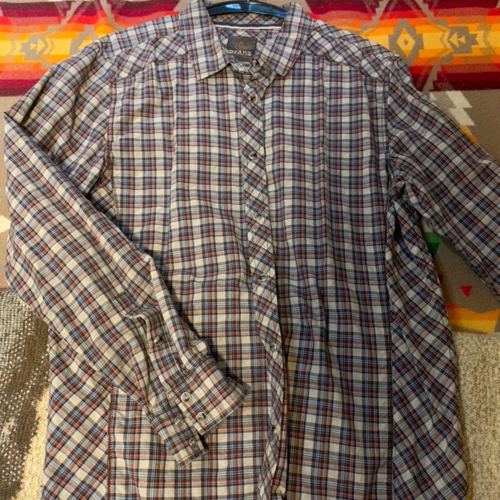 Prana Long Sleeve with snaps